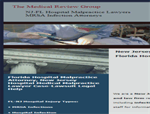 Tablet Screenshot of nj-fl-hospitalmalpractice.com